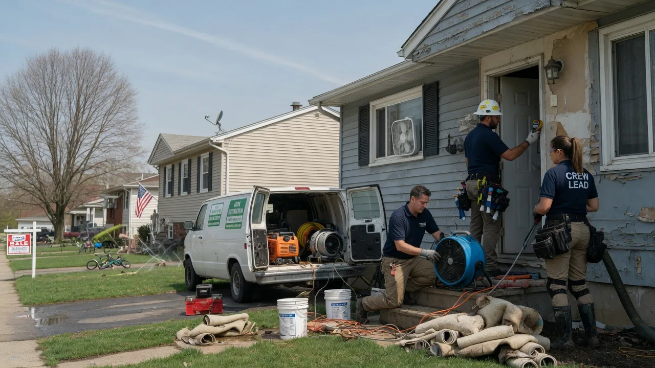 Flood Cleanup in Hughesville, PA near me